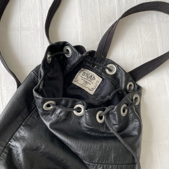 Vintage Reworked Bucket Bag Backpack - Picture 4 of 6